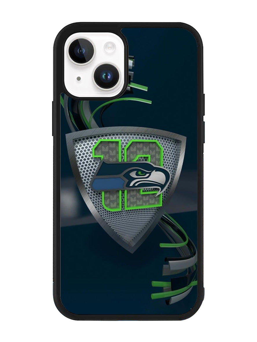 Seattle Seahawks 12 iPhone 15 Case