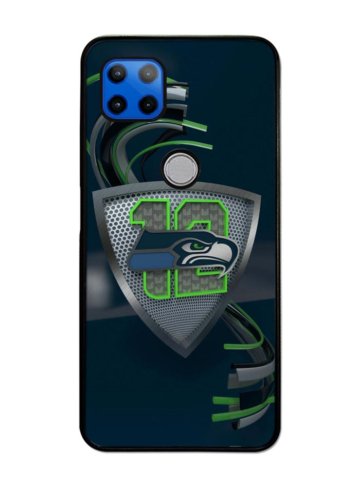Seattle Seahawks 12 Motorola Moto G 5G Case , Moto One 5G Ace Case