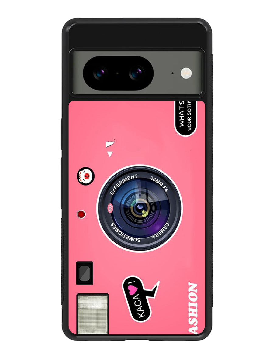 Camera Pink Google Pixel 8A Case QC5967