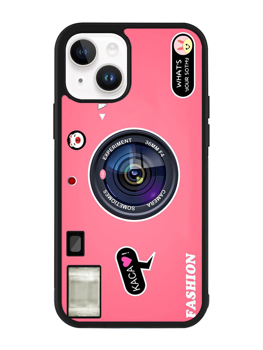 Camera Pink iPhone 14 Plus Case QC5967