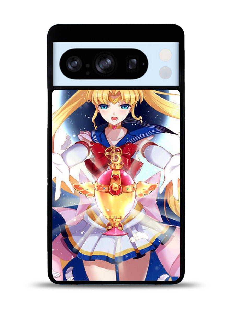 Pretty Guardian in a Sailor Google Pixel 8 Pro Case QC5805