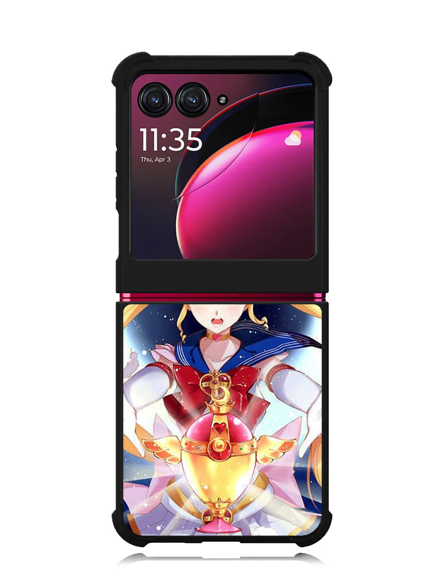 Pretty Guardian in a Sailor Motorola Moto Razr Plus 2023 , Moto Razr+ 2023 Case OV5805