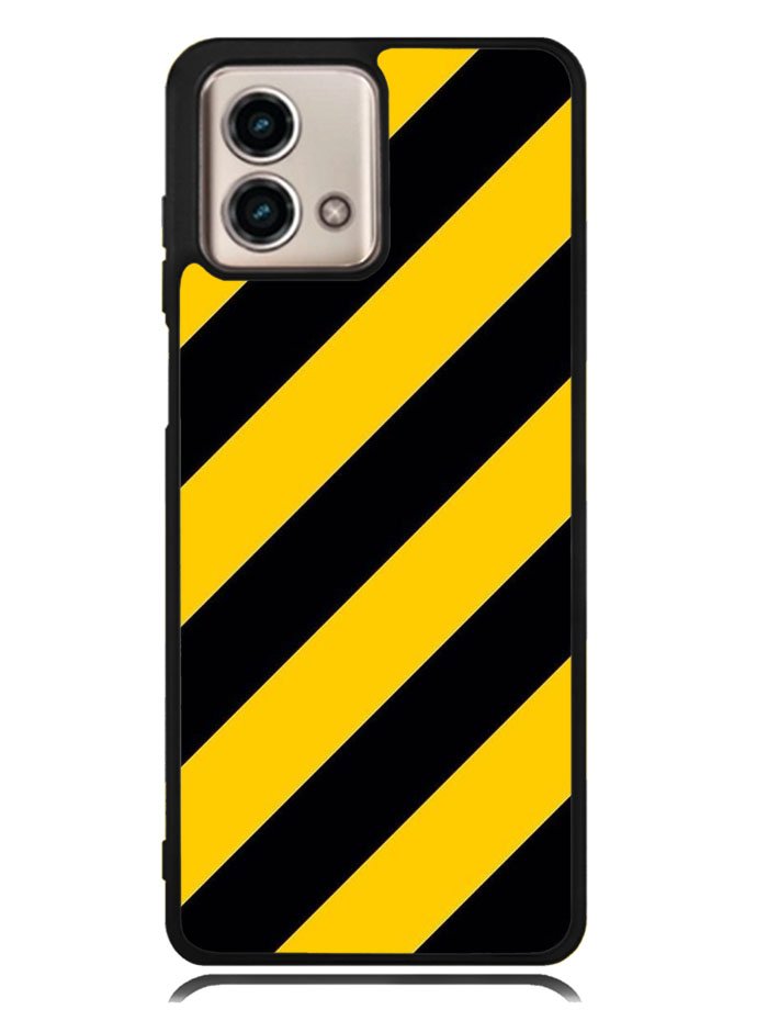 Black Yellow Motorola Moto G Stylus 5G 2023 Case OV5974