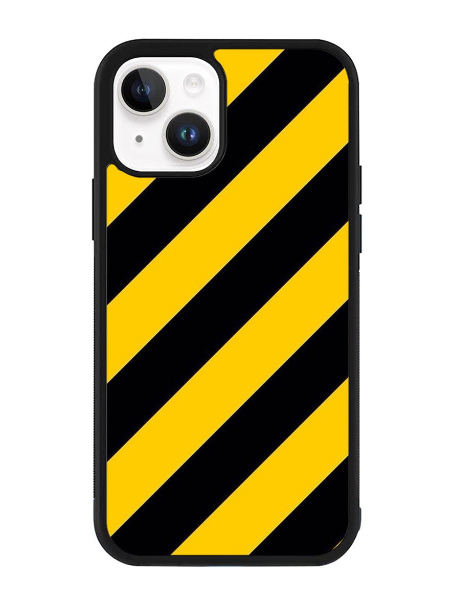 Black Yellow iPhone 14 Plus Case QC5974