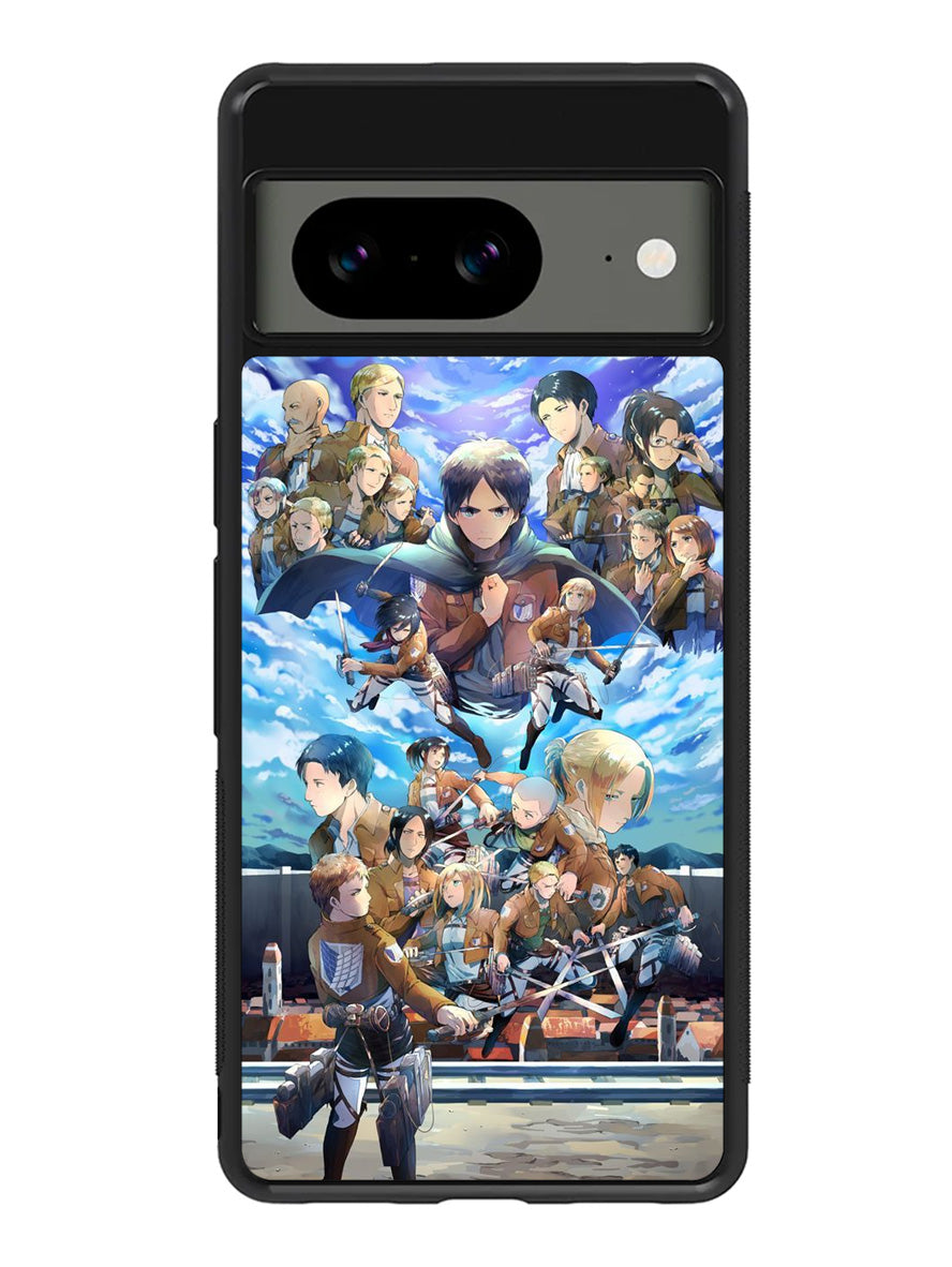 attack on titan Google Pixel 8A Case QC3933