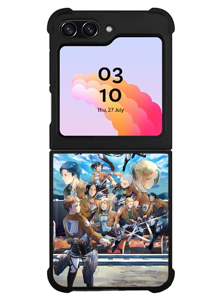attack on titan Samsung Galaxy Z Flip 5 5G 2023 Case OV3933