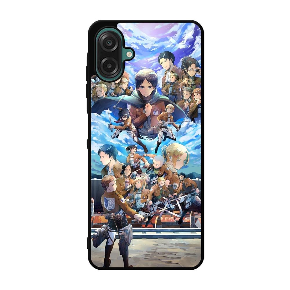attack on titan Samsung Galaxy A07 Case QC3933
