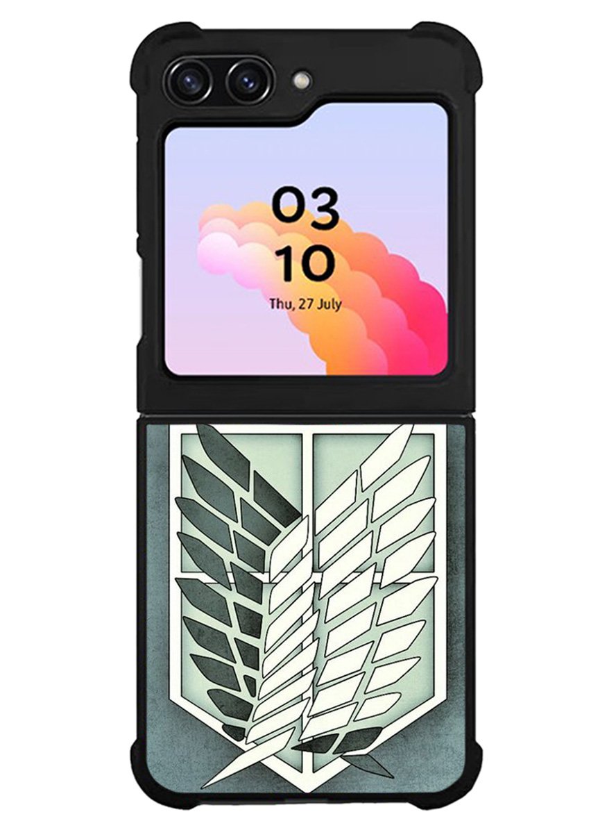 attack on titan Logo Samsung Galaxy Z Flip 5 5G 2023 Case OV3930