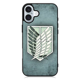 attack on titan Logo iPhone 16 Plus Case QC3930