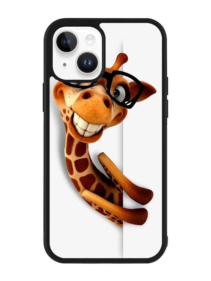 Funny Giraffe iPhone 14 Plus Case QC4900