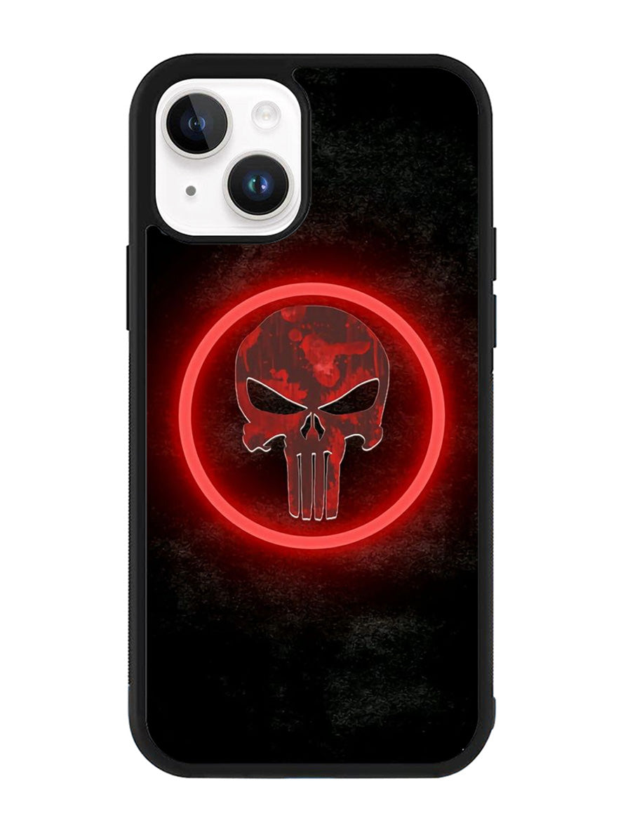 Punisher Red iPhone 14 Plus Case QC5798