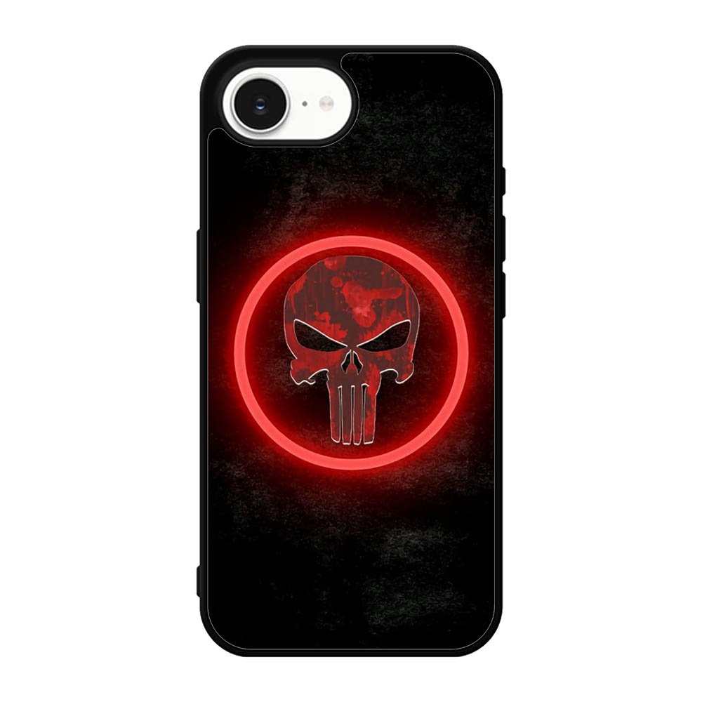Punisher Red iPhone 17e Case QC5798
