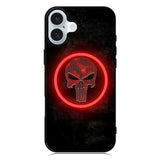 Punisher Red iPhone 16 Plus Case QC5798