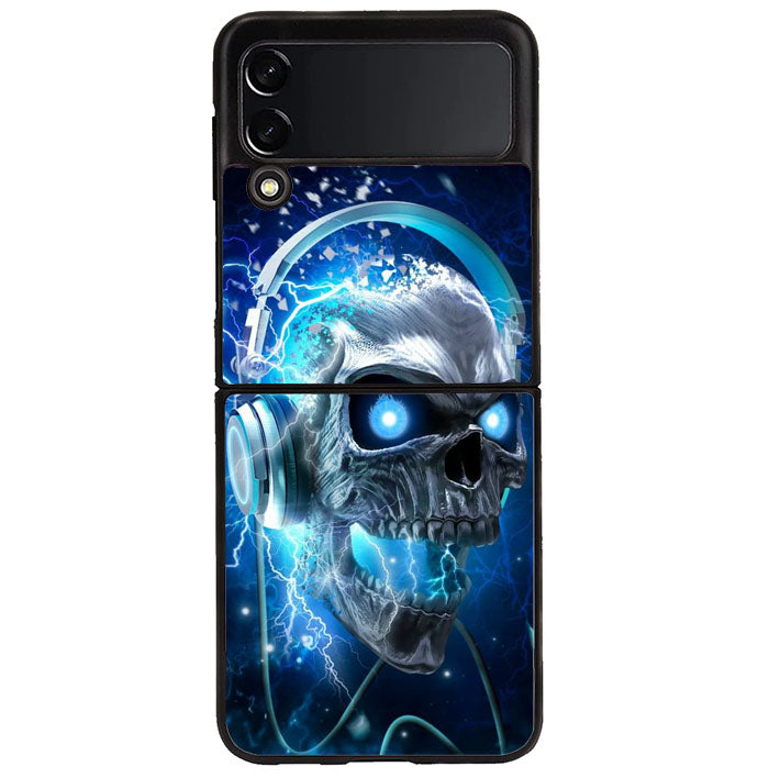 Skull Blue Samsung Galaxy Z Flip 4 5G 2022 Case