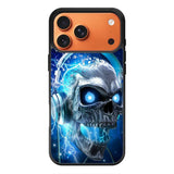 Skull Blue iPhone 17 Pro Case