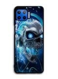 Skull Blue Motorola Moto One 5G Case , Moto One 5G UW Case , Moto G 5G Plus Case
