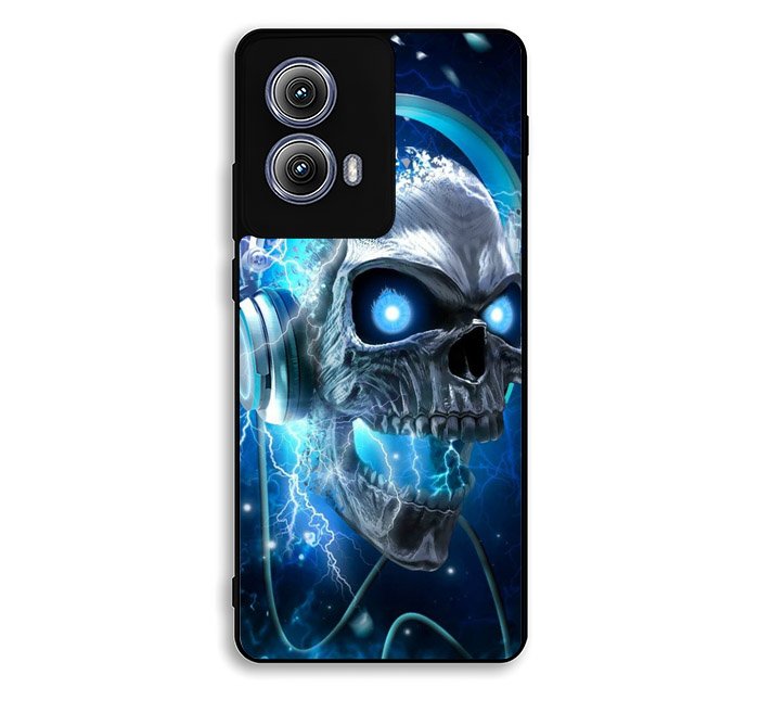 Skull Blue Motorola Moto Edge 2024 Case OV8303