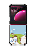 Molang Coon Milk Motorola Moto Razr Plus 2023 , Moto Razr+ 2023 Case OV5836