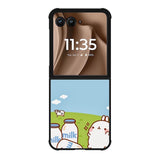 Molang Coon Milk Motorola Moto RAZR Plus 2025 Case OV5836