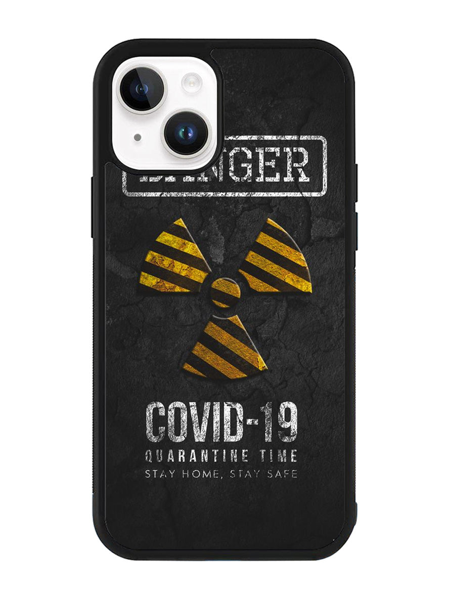 Danger Covid 19 iPhone 14 Plus Case QC6132