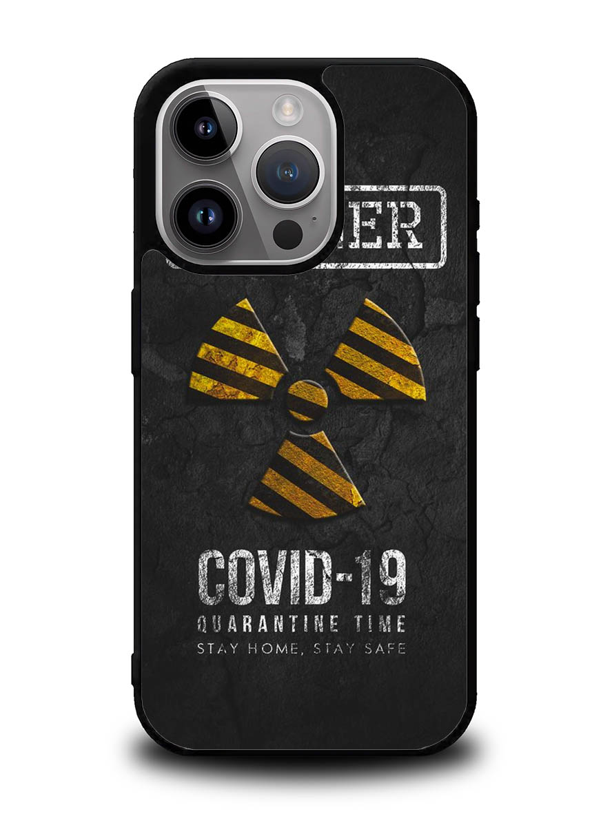 Danger Covid 19 iPhone 16 Pro Max Case QC6132