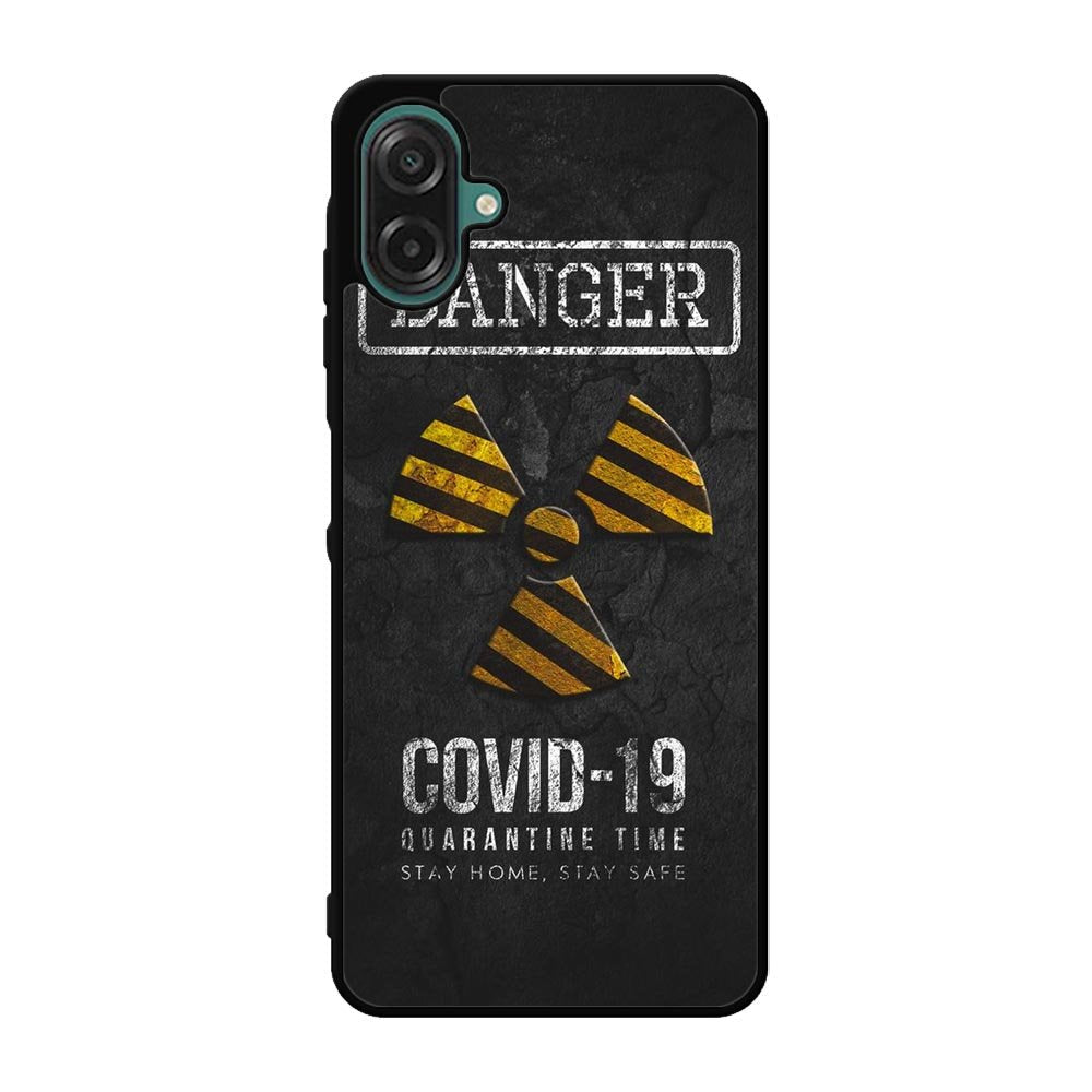 Danger Covid 19 Samsung Galaxy A07 Case QC6132