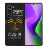 Danger Covid 19 Samsung Galaxy Z Fold 6 5G 2024 Case OV6132
