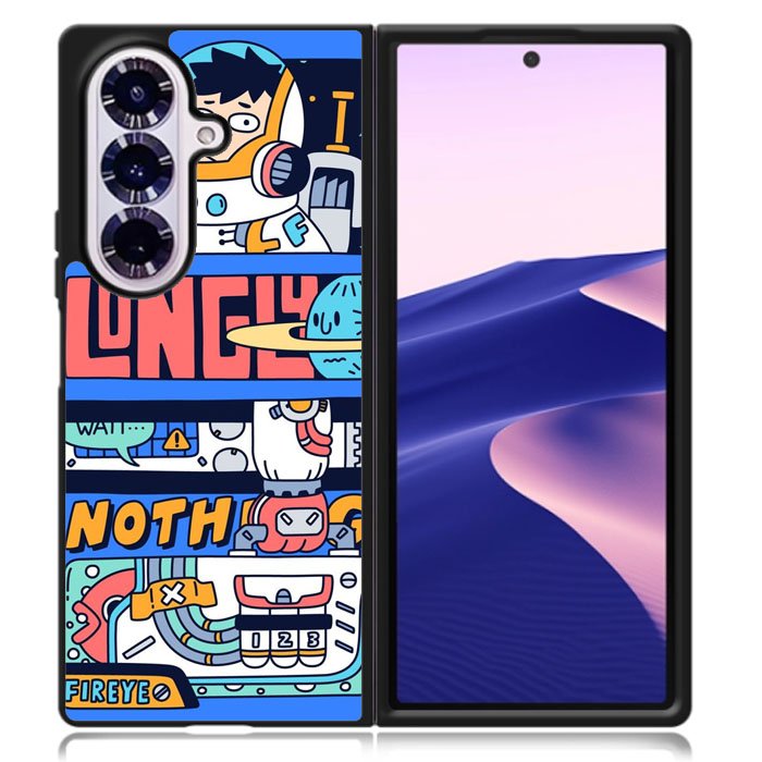 Astronaut Lonely Samsung Galaxy Z Fold 7 Case OV3887