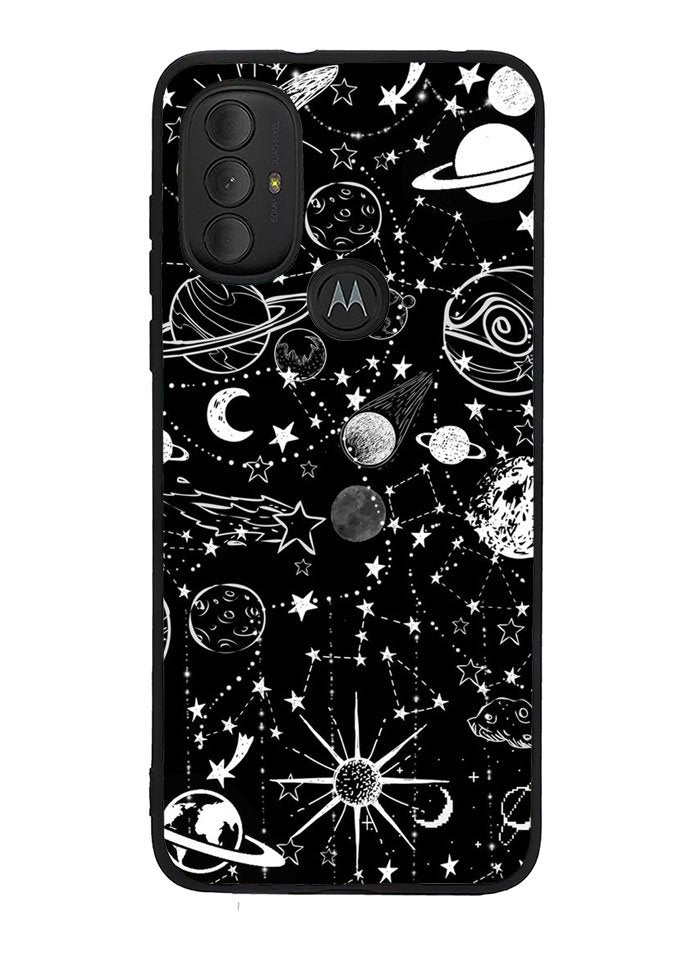 Black Galaxy Motorola Moto G Pure 2021 , Moto G Power 2022 Case OV4162
