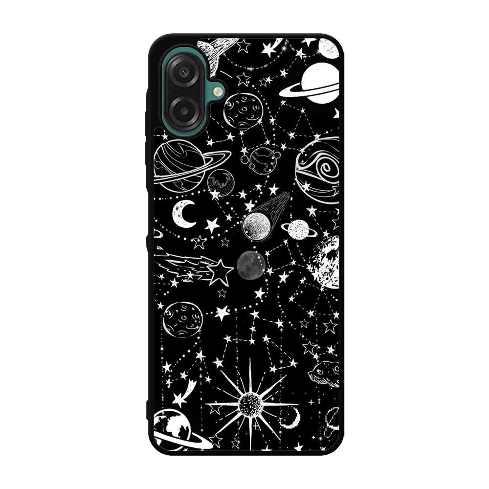 Black Galaxy Samsung Galaxy A07 Case OV4162