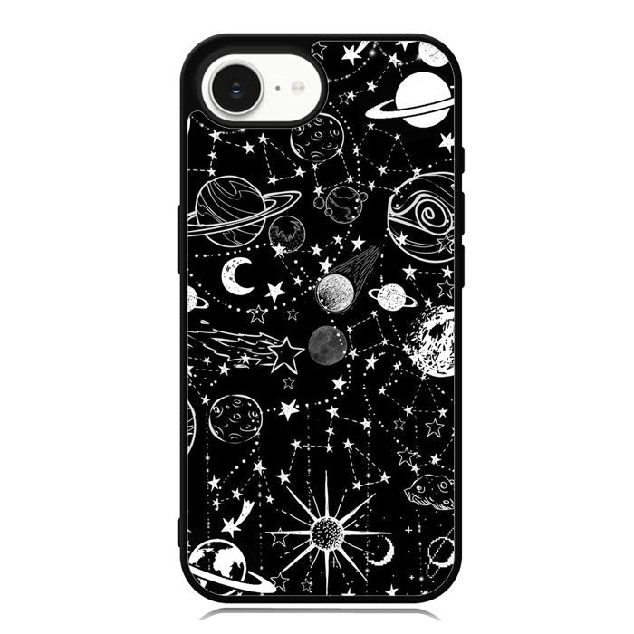 Black Galaxy iPhone 16e Case OV4162