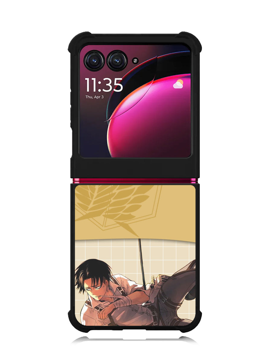 AOT Levi Ackerman Motorola Moto Razr Plus 2023 , Moto Razr+ 2023 Case OV3845