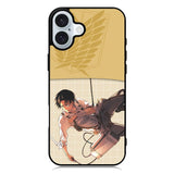 AOT Levi Ackerman iPhone 16 Plus Case QC3845