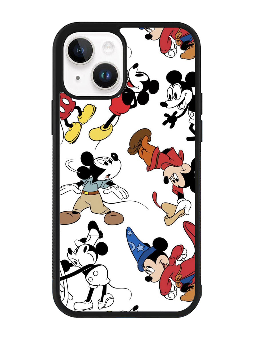 Mickey Mouse Pattren iPhone 14 Plus Case QC8087