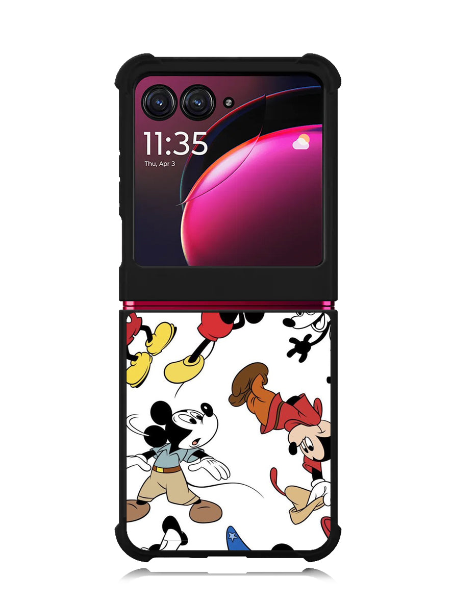 Mickey Mouse Pattren Motorola Moto Razr Plus 2023 , Moto Razr+ 2023 Case OV8087