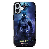 Spiderman Black iPhone 16 Plus Case QC7875