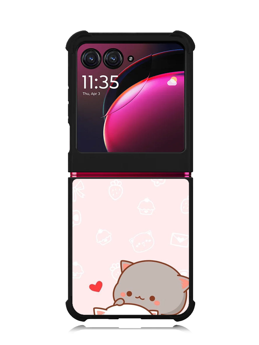 Chibi Cat Motorola Moto Razr Plus 2023 , Moto Razr+ 2023 Case OV8494