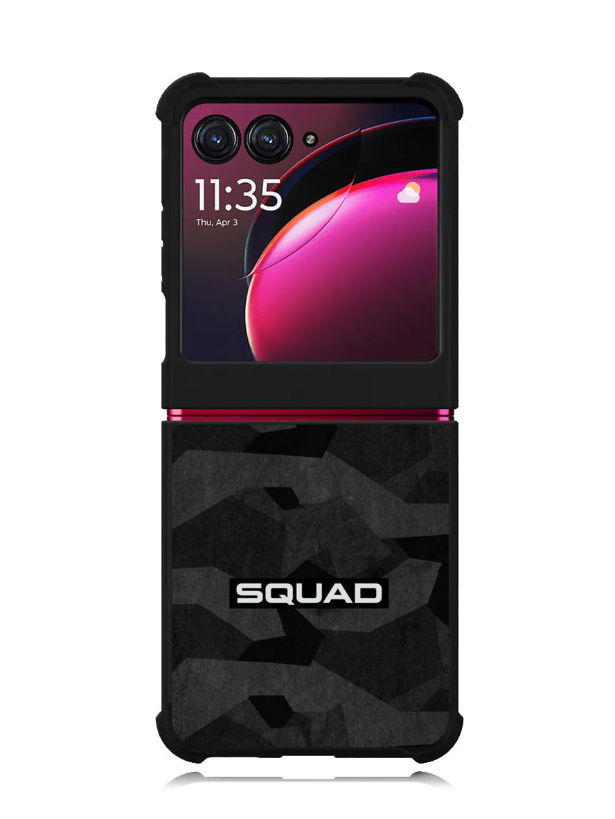 Squad Black Camo Motorola Moto Razr Plus 2023 , Moto Razr+ 2023 Case OV9401