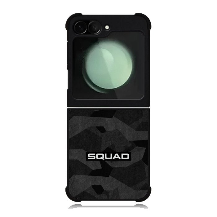 Squad Black Camo Samsung Galaxy Z Flip 6 5G 2024 Case OV9401