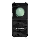 Squad Black Camo Samsung Galaxy Z Flip 6 5G 2024 Case OV9401
