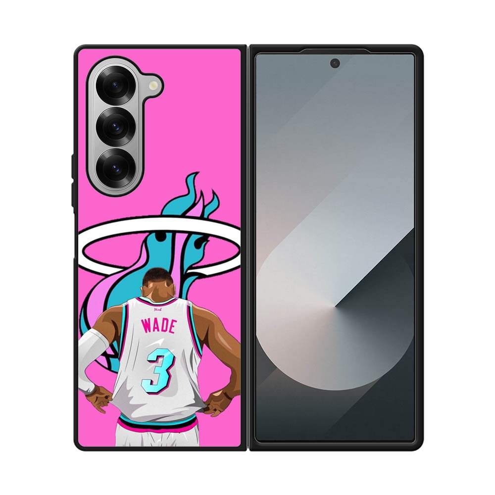 D Wade Miami Heat Samsung Galaxy Z Fold 7 5G Case QC9332