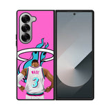 D Wade Miami Heat Samsung Galaxy Z Fold 7 5G Case QC9332
