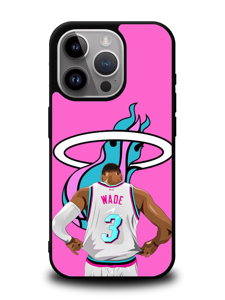 D Wade Miami Heat iPhone 14 Pro Max Case QC9332