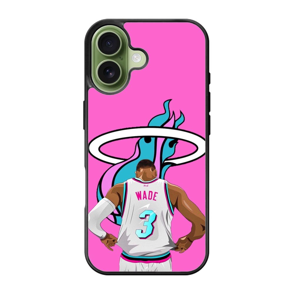 D Wade Miami Heat iPhone 17 Case QC9332