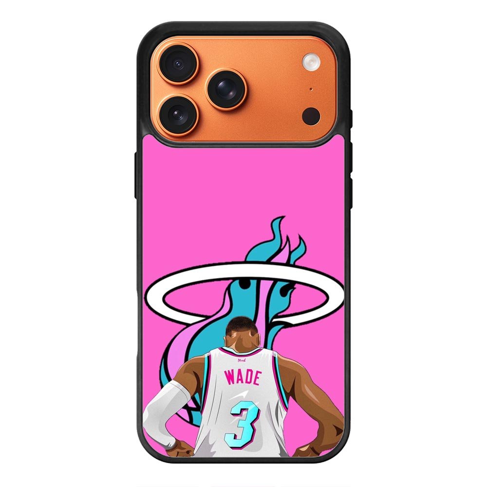 D Wade Miami Heat iPhone 17 Pro Max Case QC9332