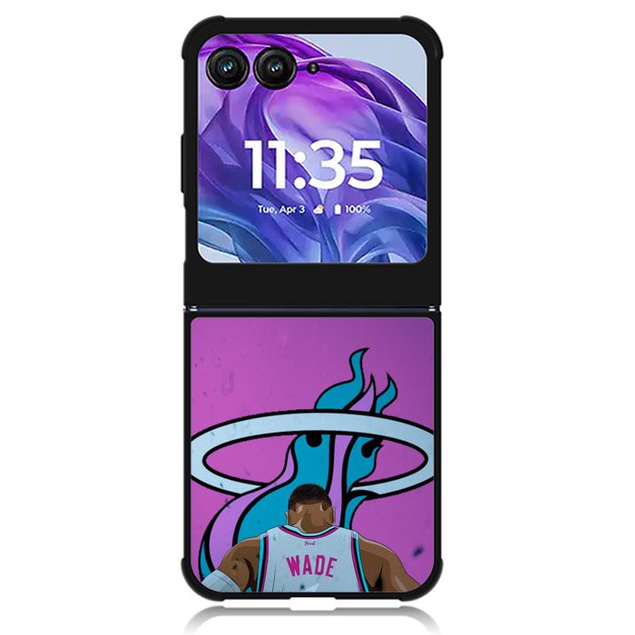 D Wade Miami Heat Motorola Moto Razr Plus 2024 , Moto Razr+ 2024 Case OV9333