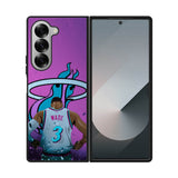 D Wade Miami Heat Samsung Galaxy Z Fold 7 5G Case QC9333