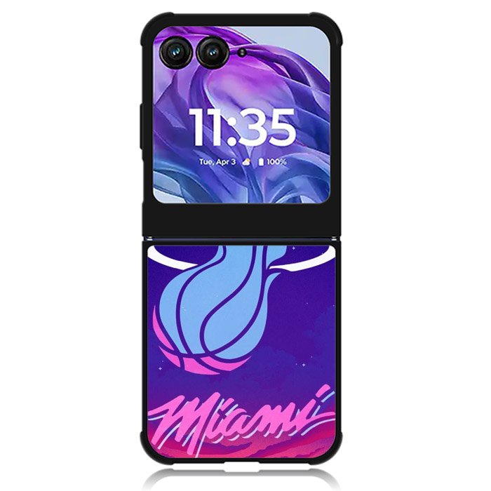 Miami Heat Vice Motorola Moto Razr Plus 2024 , Moto Razr+ 2024 Case