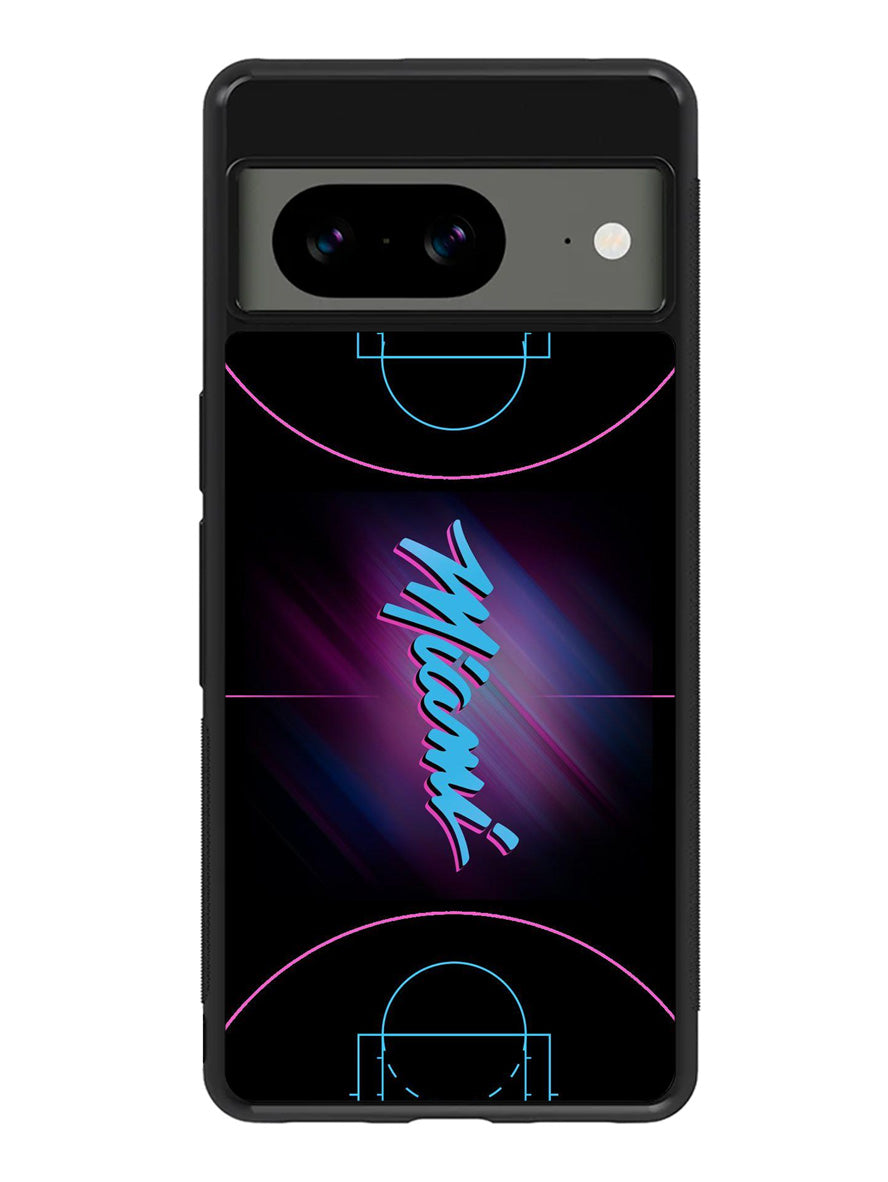 Miami Heat Basketball Google Pixel 8A Case QC9374