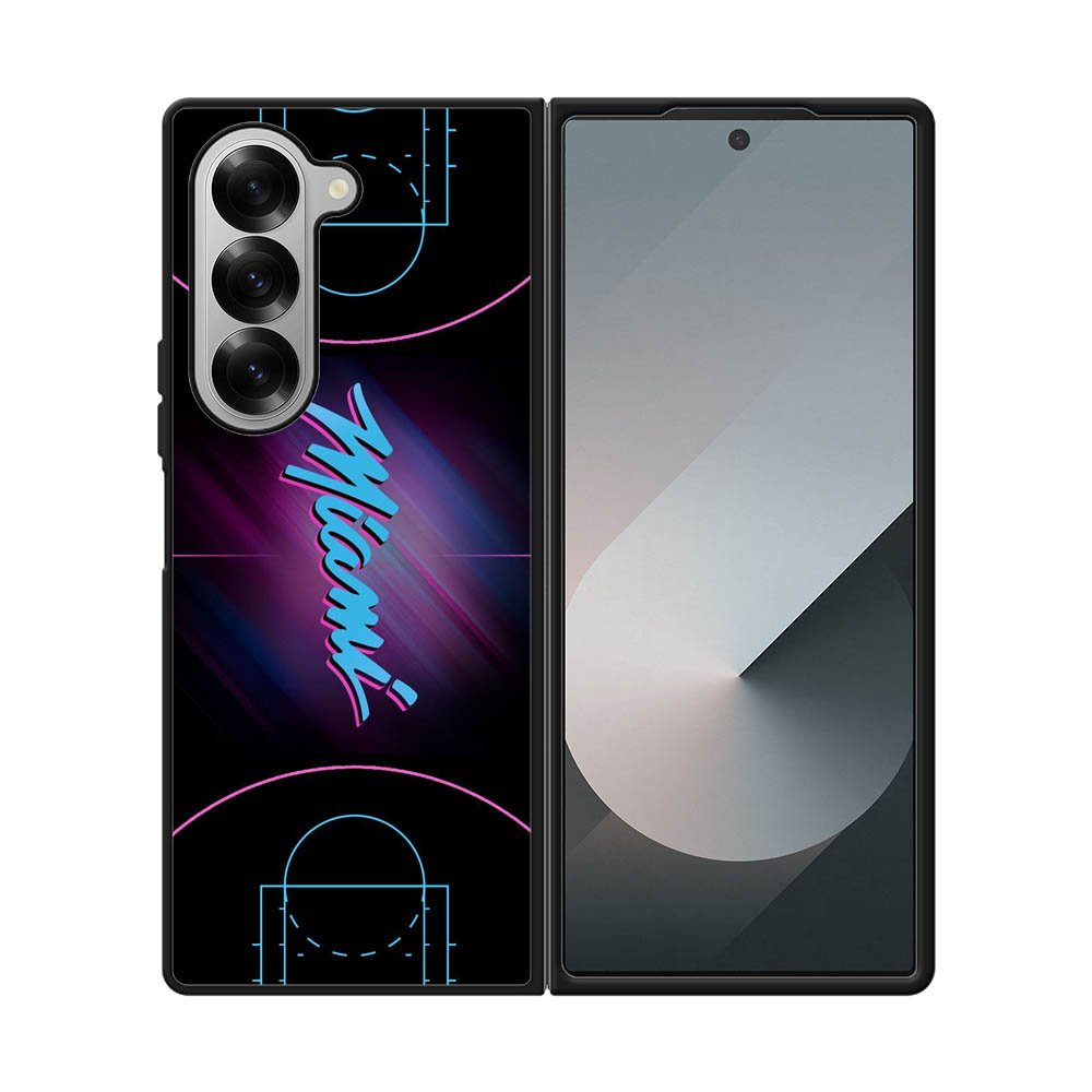 Miami Heat Basketball Samsung Galaxy Z Fold 7 5G Case QC9374